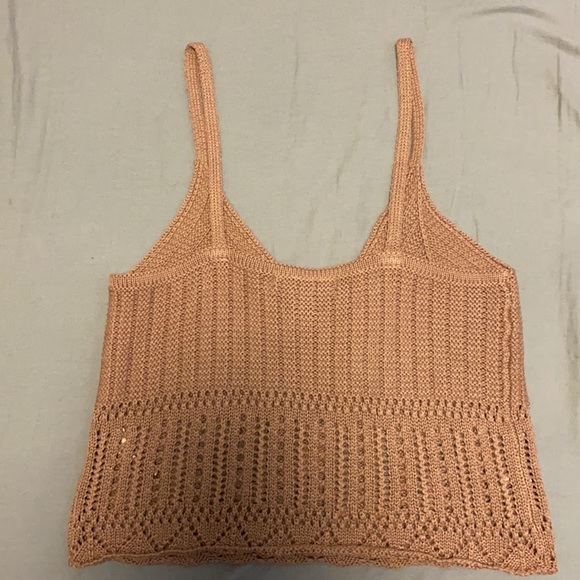 Knit Brown crop top - Picture 2 of 2
